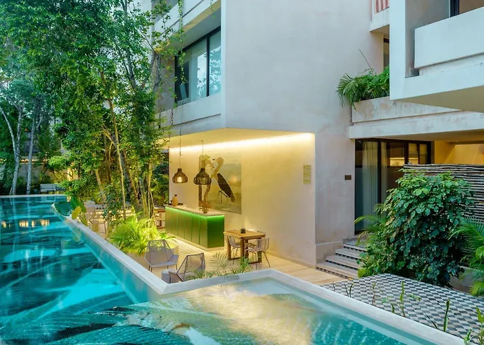 204 Hidden Gem In The Heart Of W/ Huge Private Terrace And Pool For 6 Pax Tulum