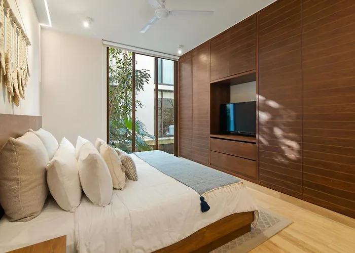 Apartment 204 Hidden Gem In The Heart Of W/ Huge Private Terrace And Pool For 6 Pax Tulum